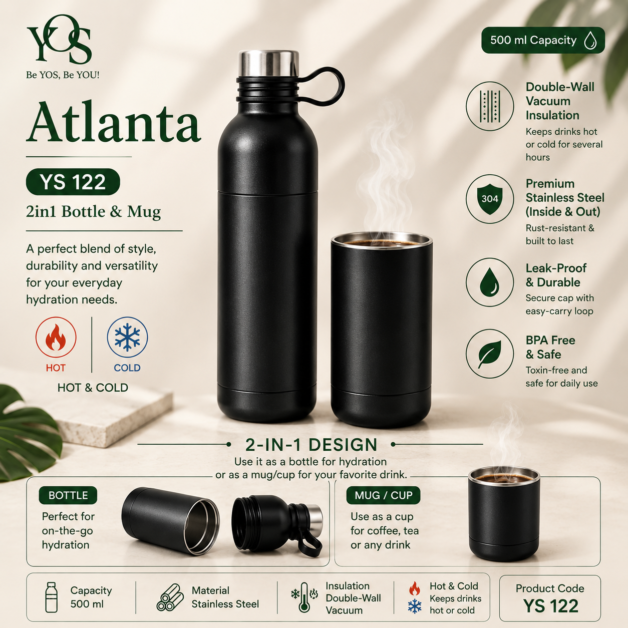 Bottle & Flask 01