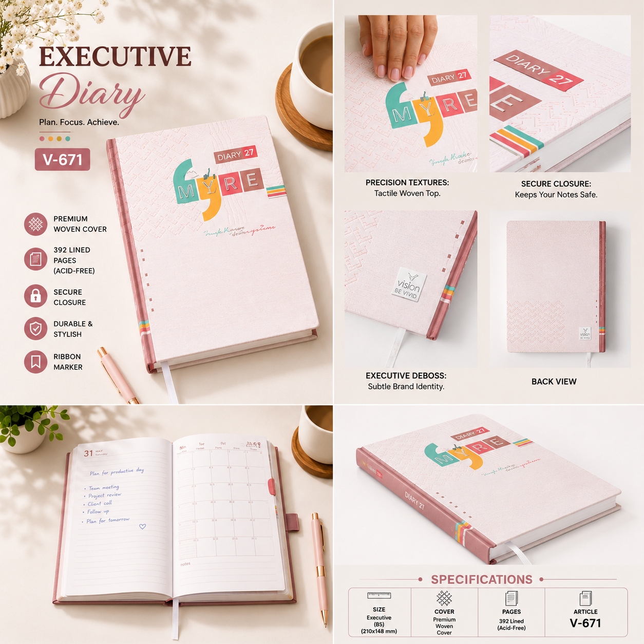MYRE Theme Diary V-671