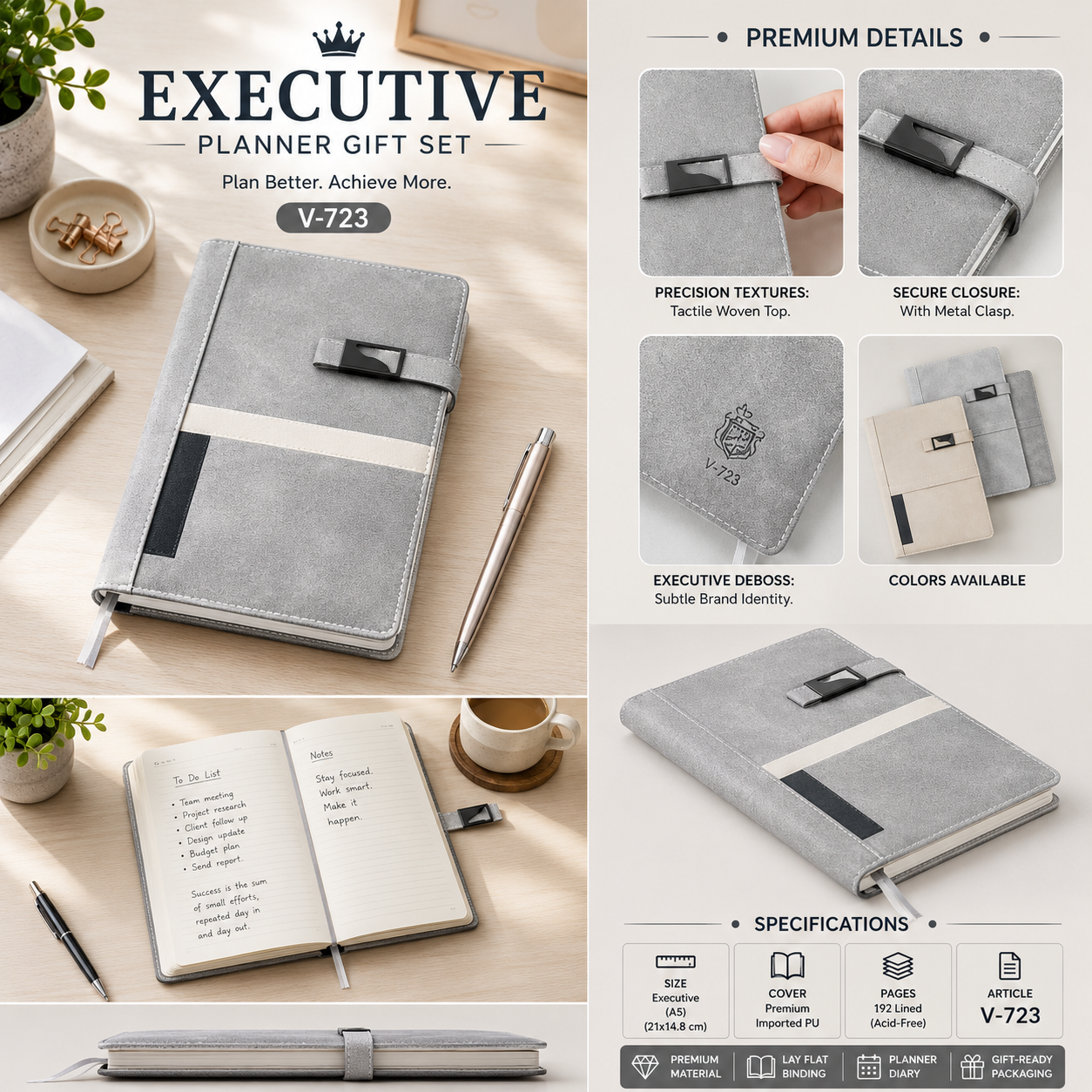 Executive Planner Gift Set V-723