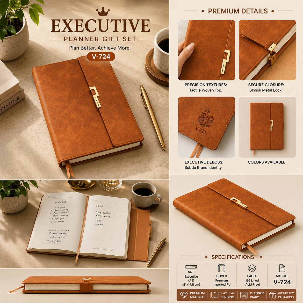 Executive Planner Gift Set V-724