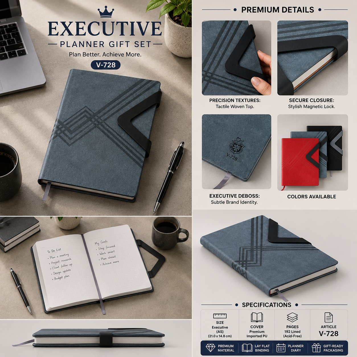 Executive Planner Gift Set V-726