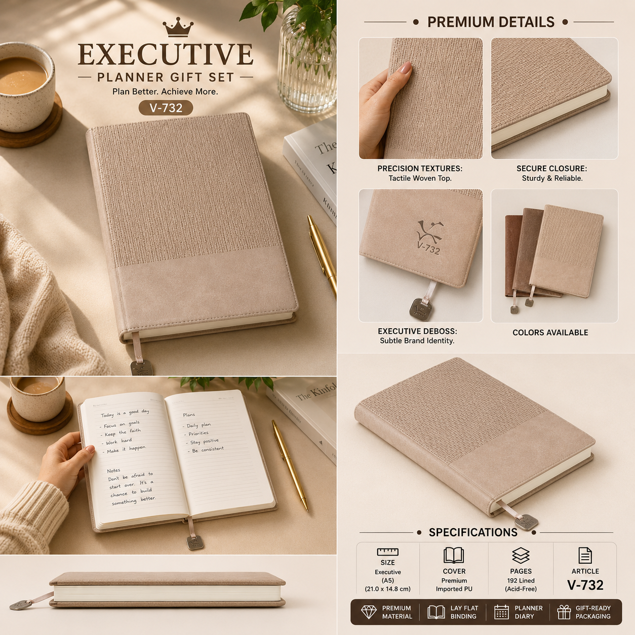 Executive Planner Gift Set V-730