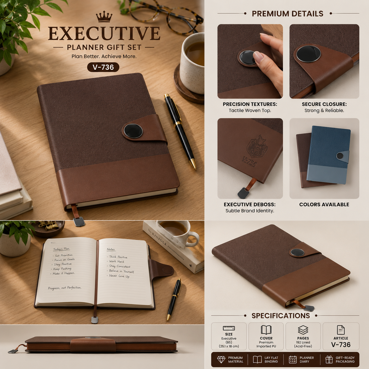 Executive Planner Gift Set V-734