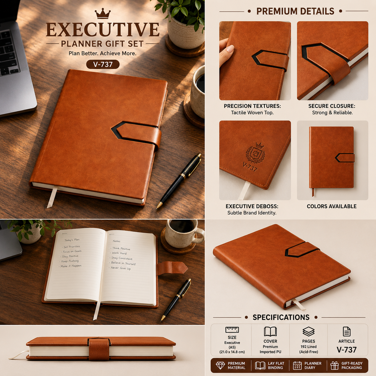 Executive Planner Gift Set V-735