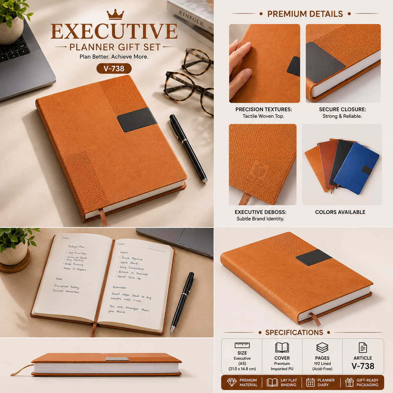 Executive Planner Gift Set V-736