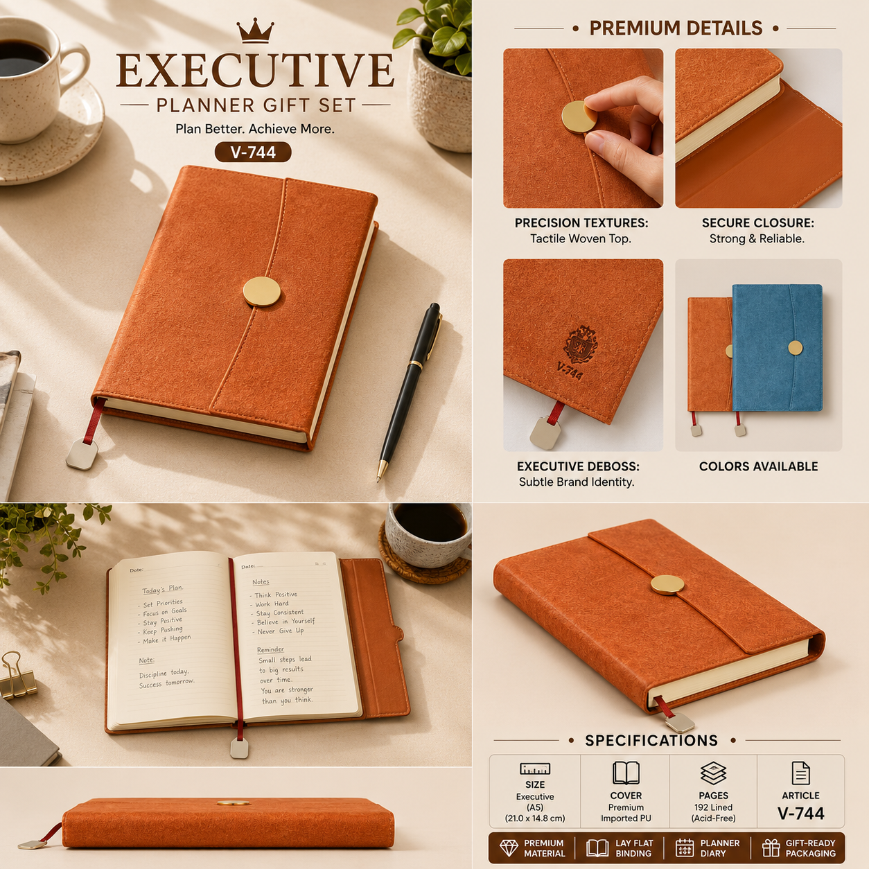 Executive Planner Gift Set V-741
