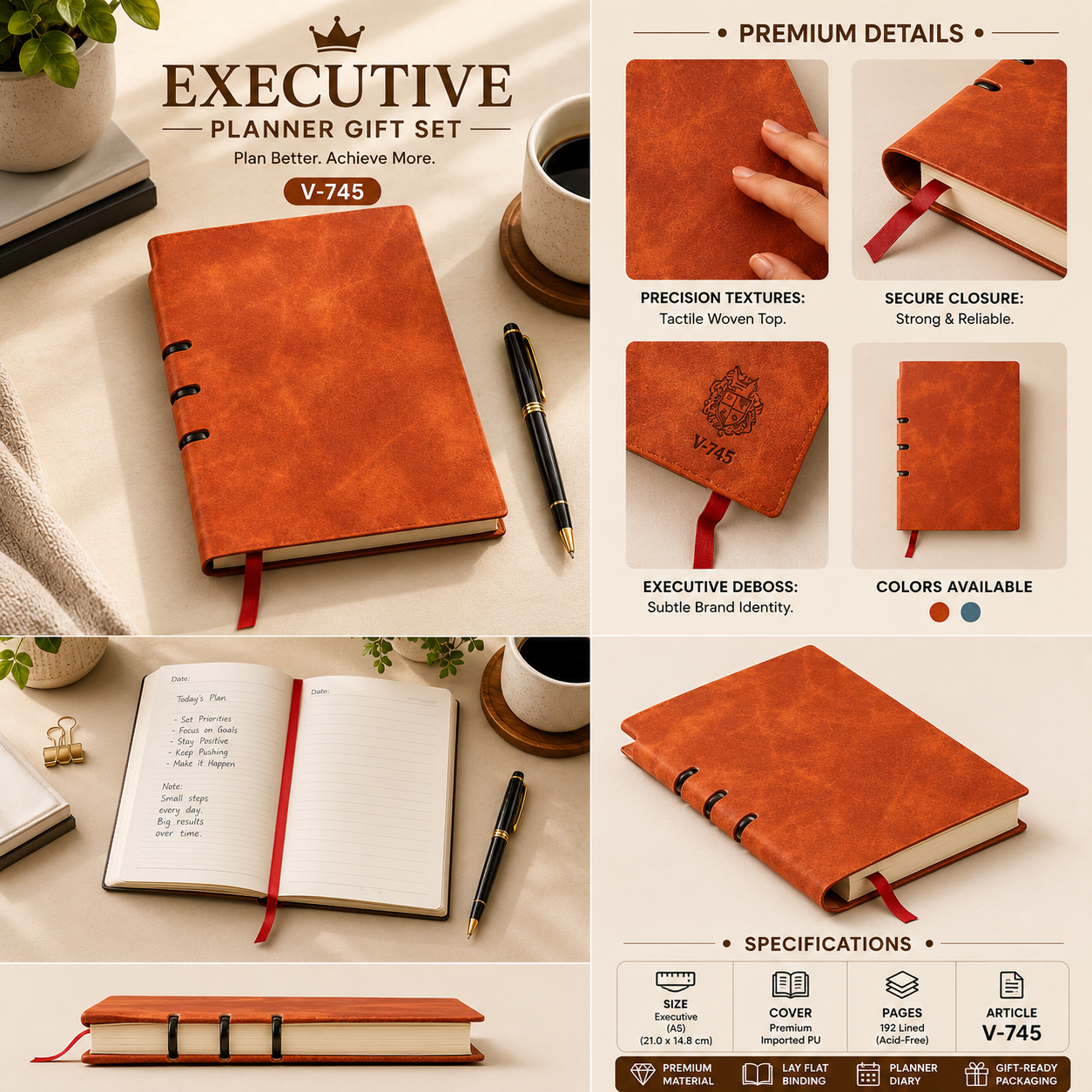 Executive Planner Gift Set V-742