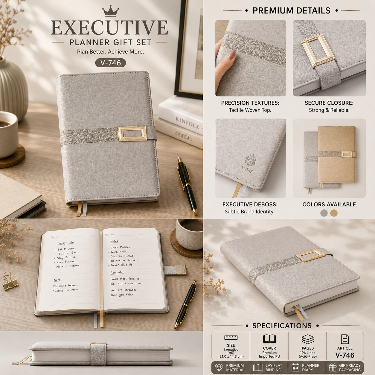 Executive Planner Gift Set V-744