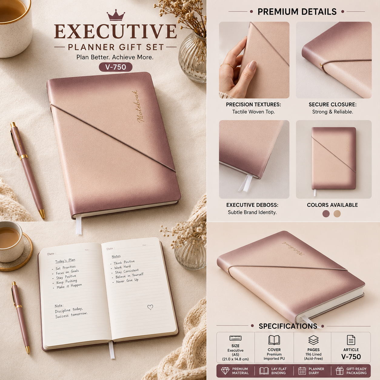 Executive Planner Gift Set V-746