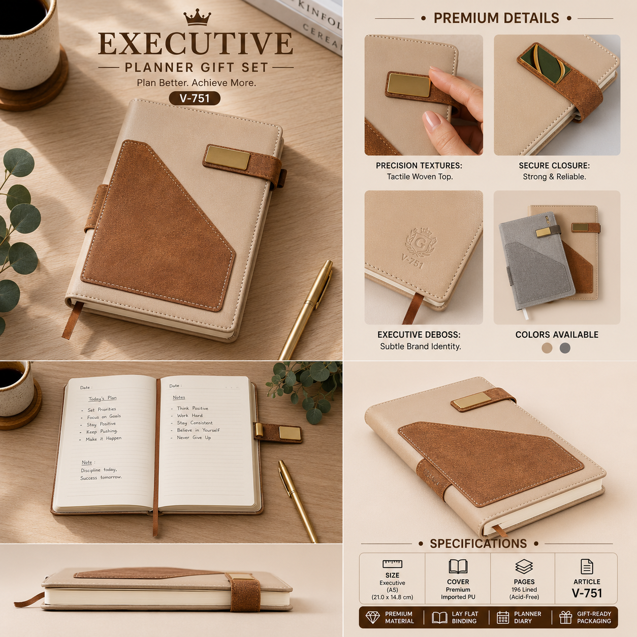 Executive Planner Gift Set V-747