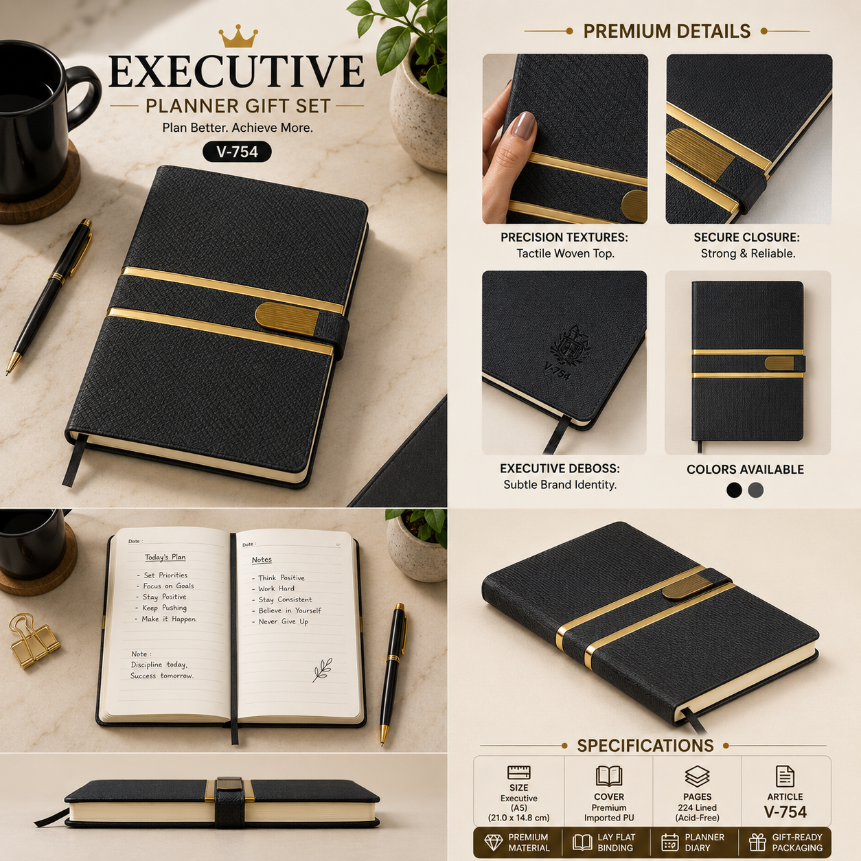 Executive Planner Gift Set V-752
