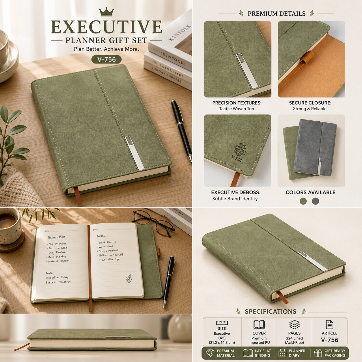 Executive Planner Gift Set V-754