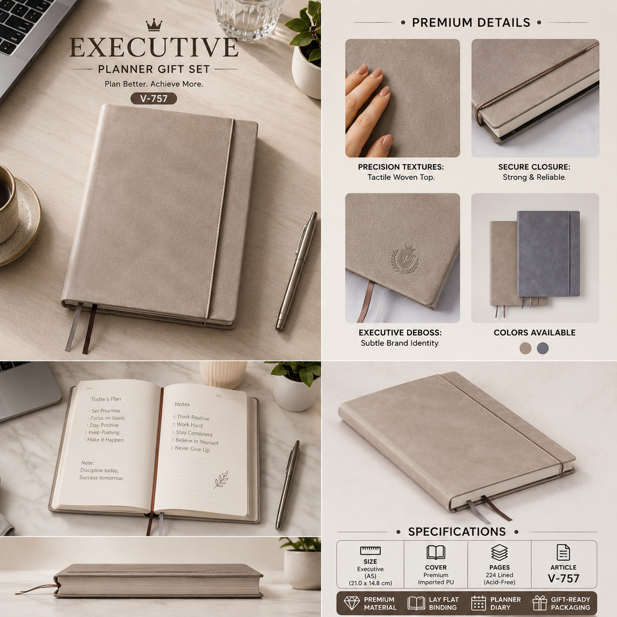 Executive Planner Gift Set V-755