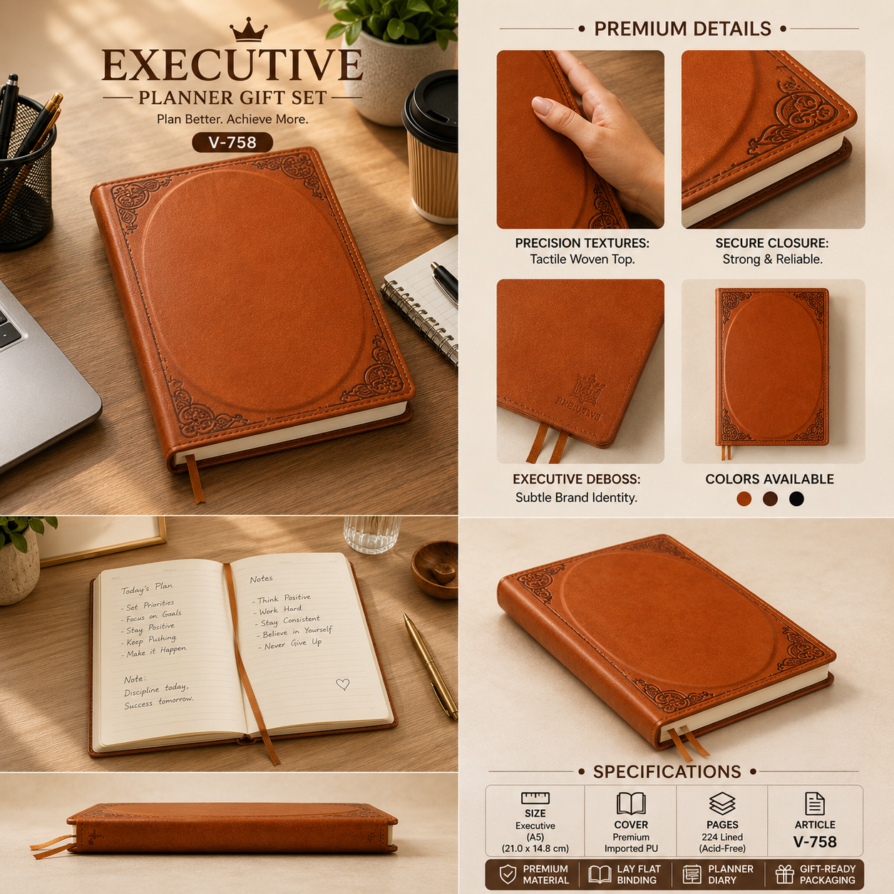 Executive Planner Gift Set V-756