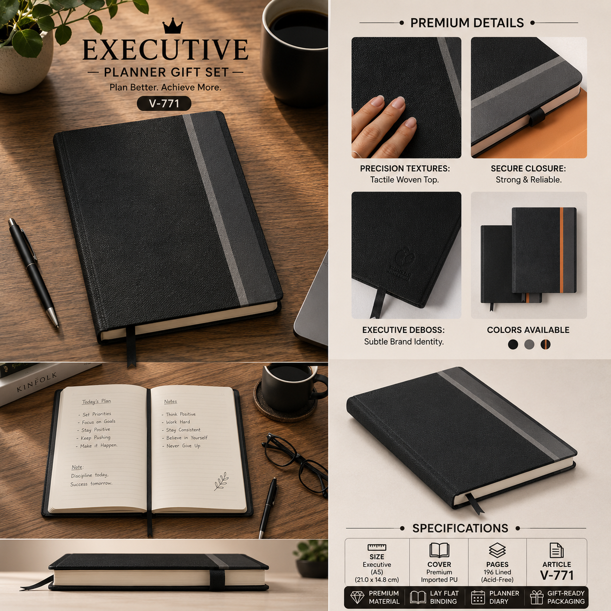 Executive Planner Gift Set V-772
