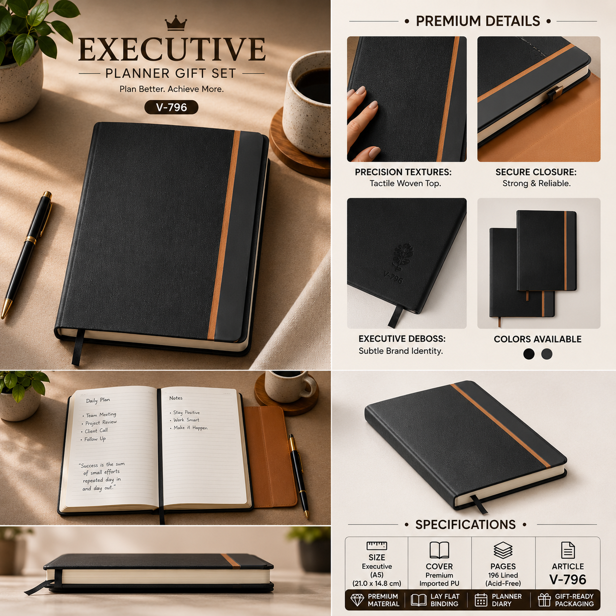 Executive Planner Gift Set V-796