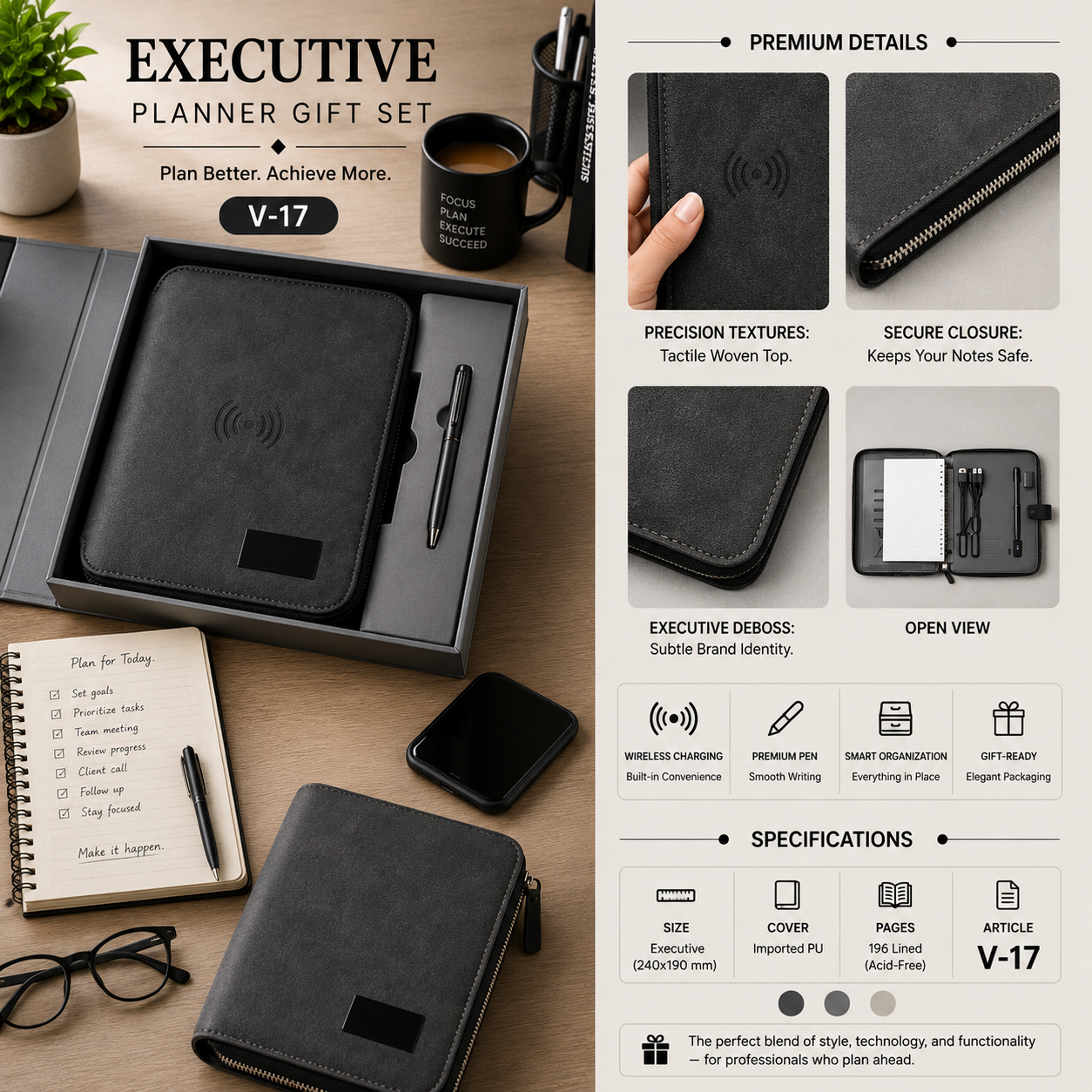 Executive Planner Gift Set V-17