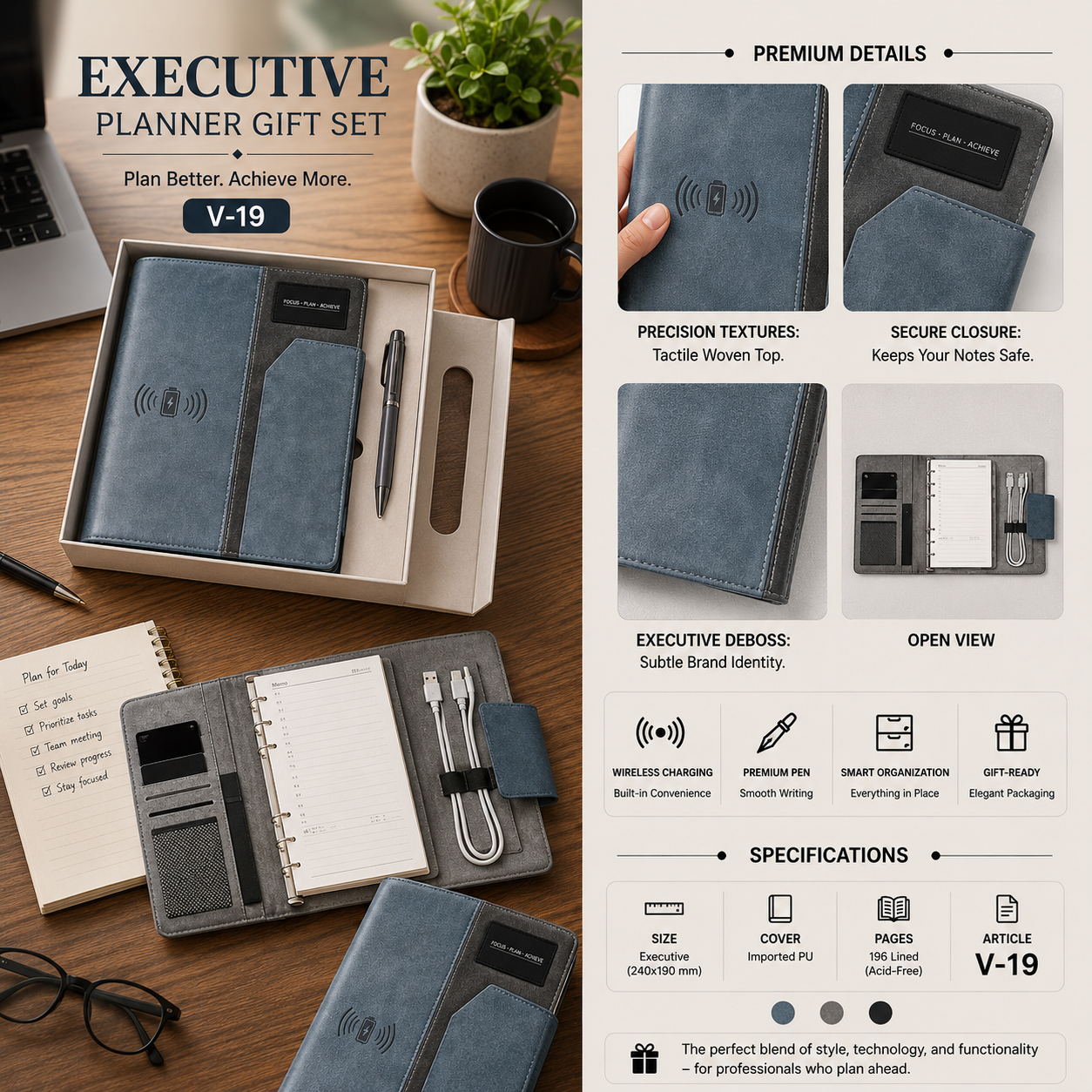Executive Planner Gift Set V-19