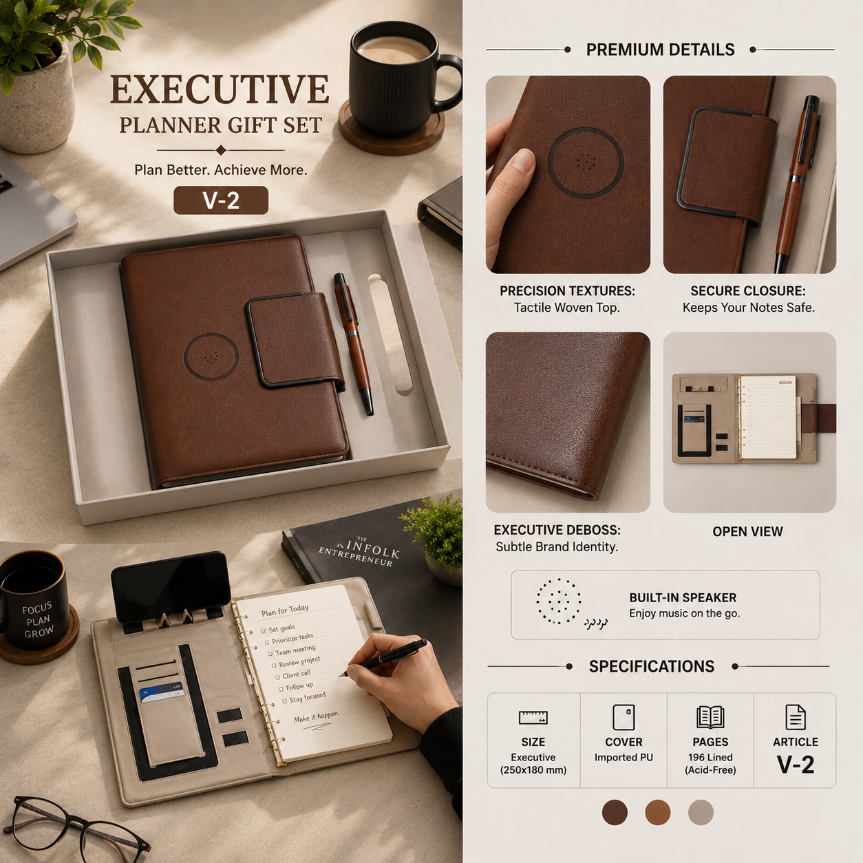 Executive Planner Gift Set V-2